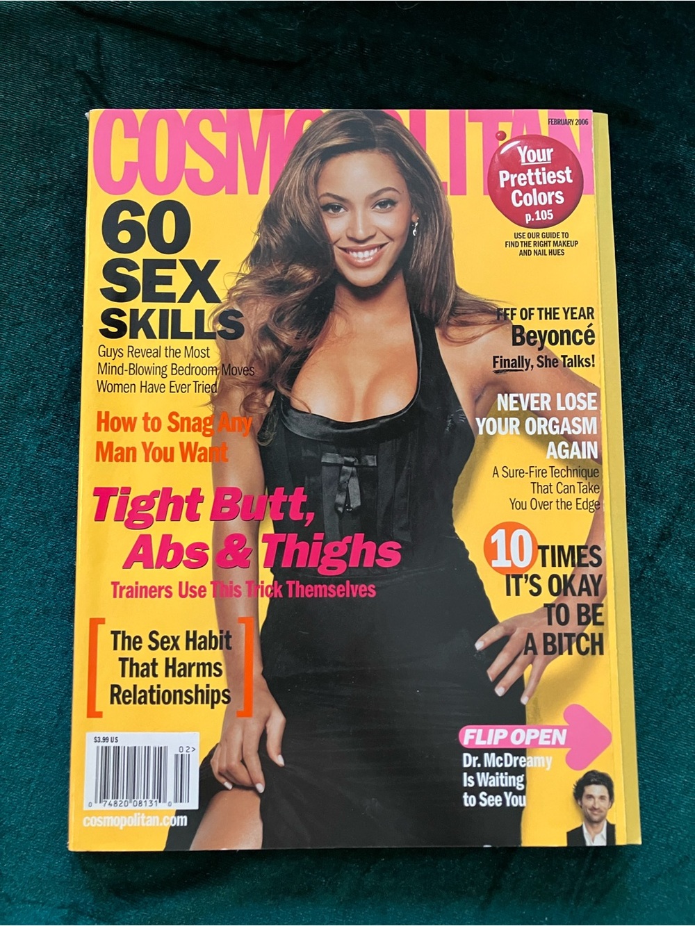 Vintage Cosmopolitan Magazine February 2006 Beyonce Cover